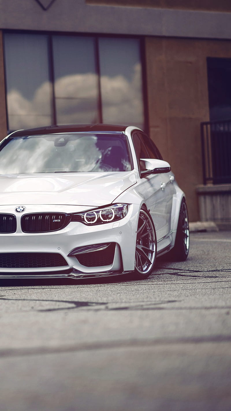 BMW M3, auto couture, car, f80, m power, sedan, tuning, vehicle, white, HD phone wallpaper