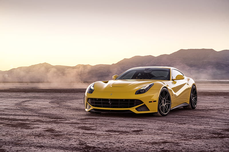 Ferrada Sema Yellow Ferrari F12 , ferrari, carros, artist, HD wallpaper