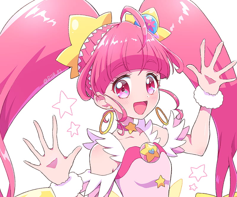 Anime, Star☆Twinkle Precure, Cure Star , Hoshina Hikaru, HD wallpaper