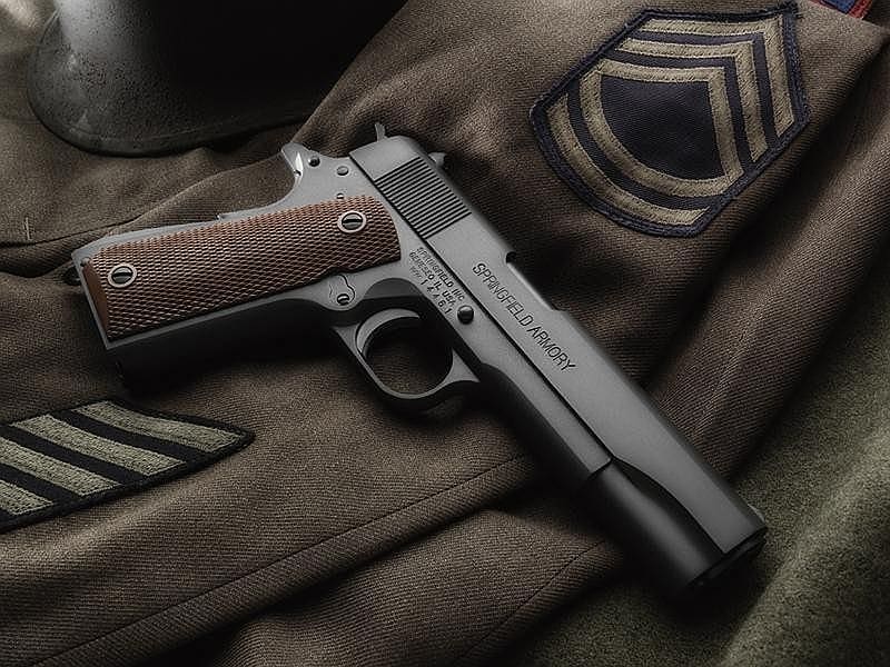 Weapons, Colt, Springfield Armory 1911 Pistol, HD wallpaper