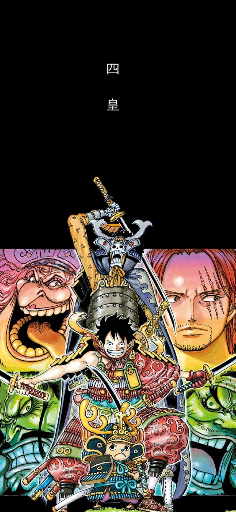 One Piece, Wano, Anime, Shanks, Luffy, Manga, Hd Phone Wallpaper | Peakpx