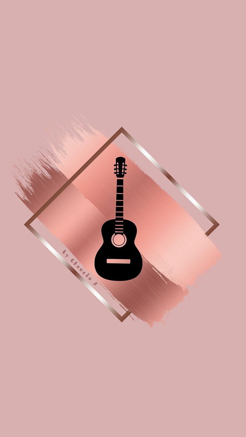 Wildest dream, cute, guitar, guitar, instruments, music, noir, peach, pink  guitar, HD phone wallpaper | Peakpx