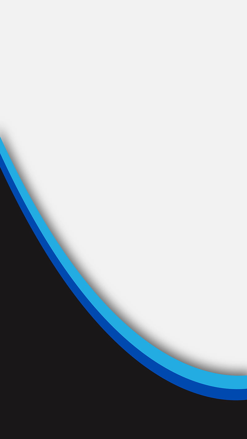 Simple Abstract Design, backgrounds, black, blue, modern, forma, waves, white, HD phone wallpaper
