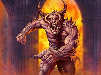 THE DEVIL, DEVIL, HELL, 666, EVIL, HD wallpaper