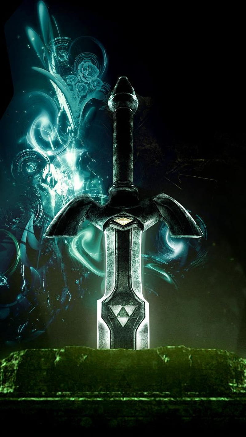 Master Sword, legend of zelda, nintendo, the legend of zelda, HD phone wallpaper