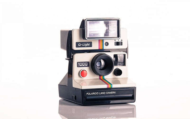 Polaroid Camera, camera, technology, Retro, Style, instant , graphy, electronics, classic, vintage, HD wallpaper
