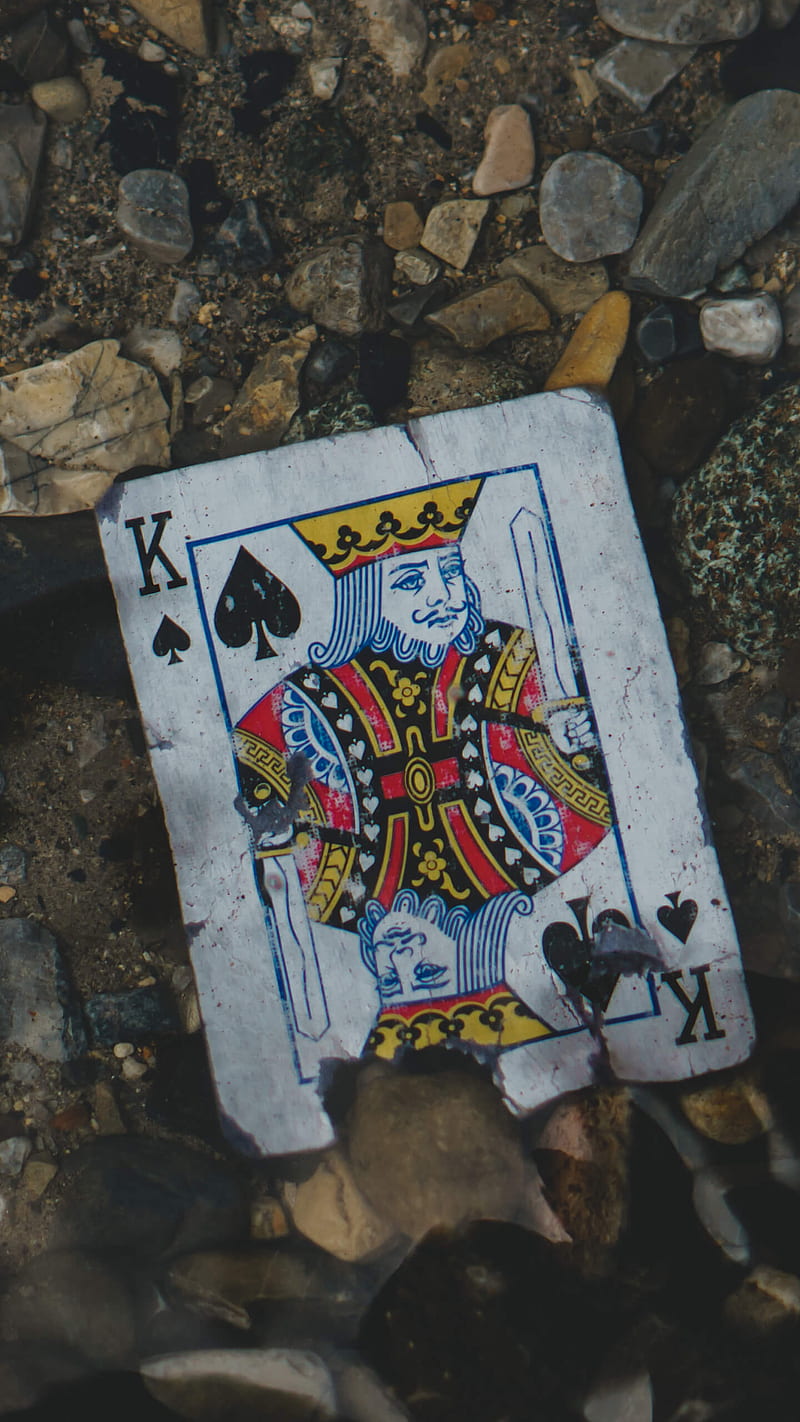 King of Spades, cards, poker, game, HD phone wallpaper
