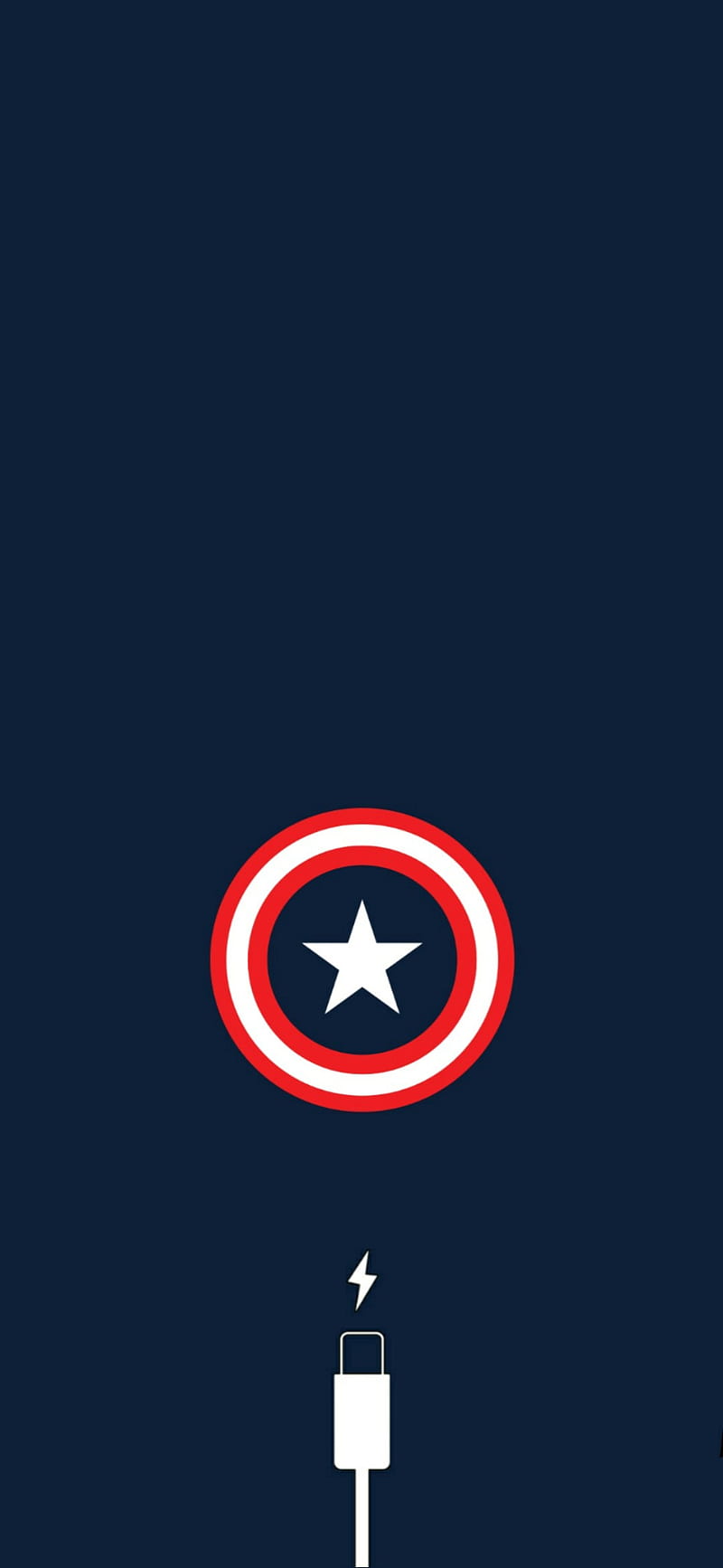 CaptainAmerica Power, avengers, best, captain america, charging,  lockscreen, HD phone wallpaper | Peakpx