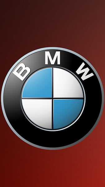 BMW, logo, red black, HD phone wallpaper | Peakpx