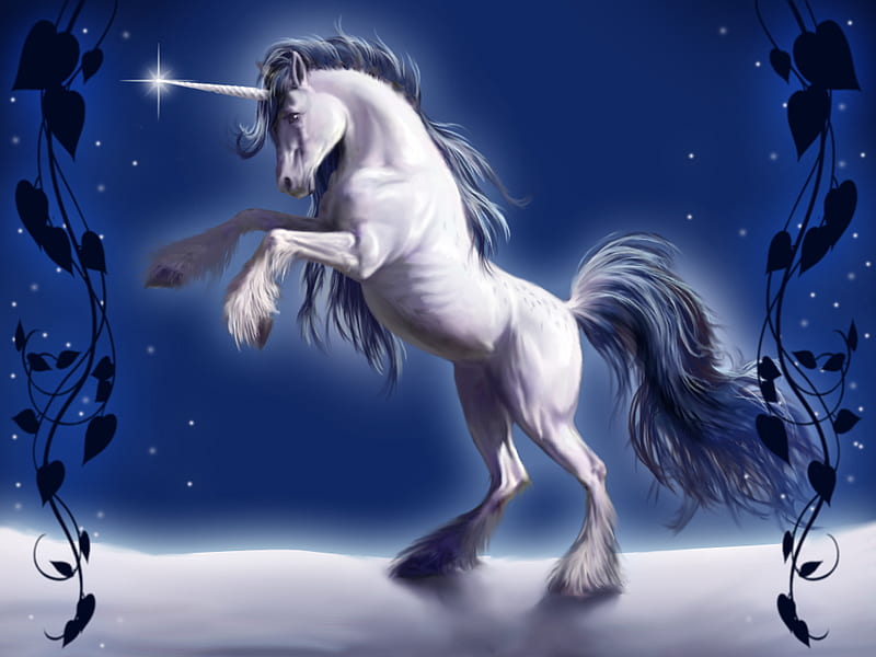 unicorn . jpg, fairytail, fantasy, unicorn magic, HD wallpaper
