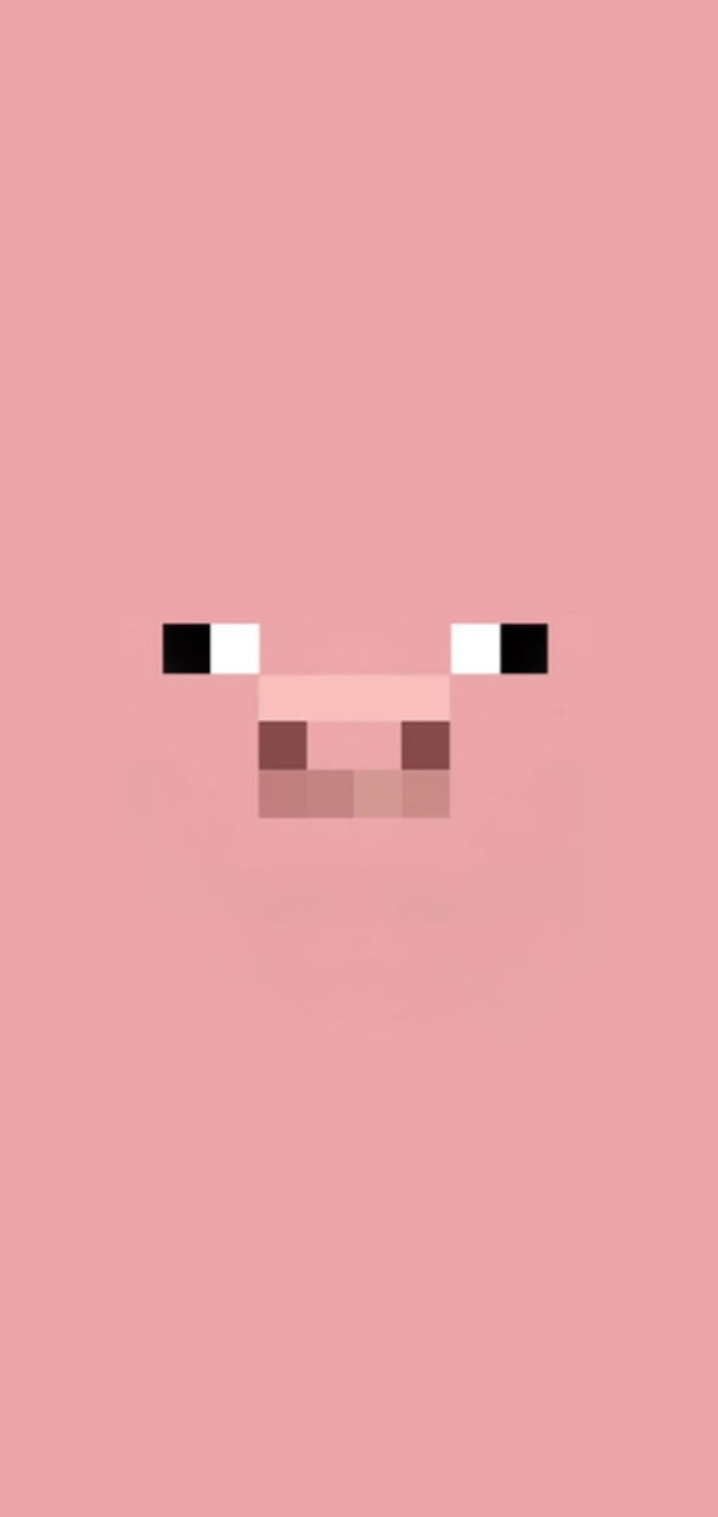 Minecraft pig, game, HD phone wallpaper