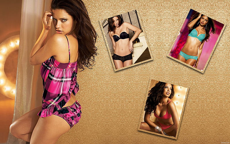 Supermodel Adriana Lima, supermodel, hot, victoria secret, adriana lima, sexy, HD wallpaper