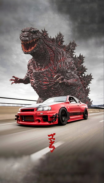 Nissan Skyline R34 Gt R Red Sports Coupe Black Wheels Red Nissan Skyline Hd Wallpaper Peakpx