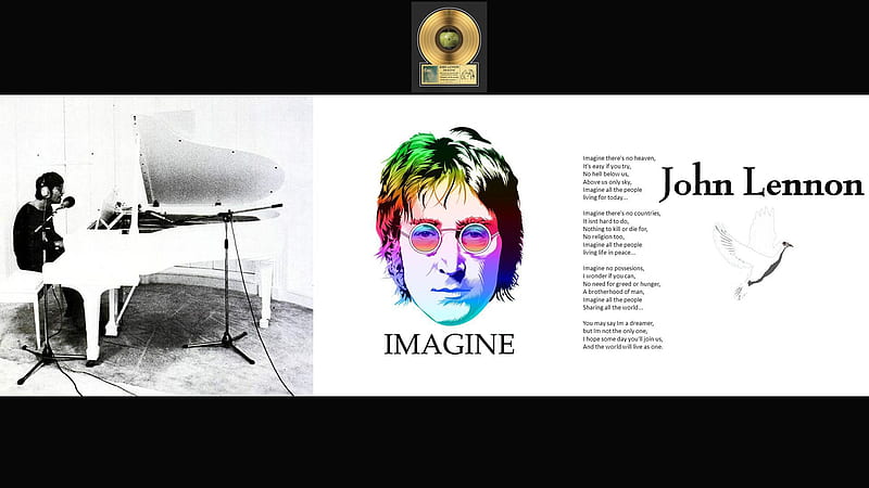 Леннон песня imagine. John Lennon - imagine. Джон Леннон обои. Remember Джон Леннон. Imagine Джон Леннон плакат.
