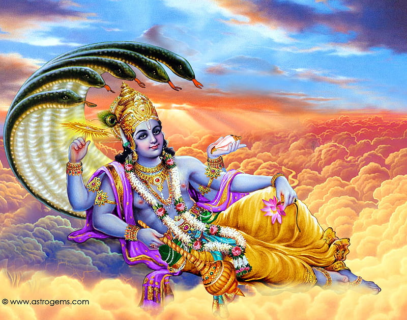 Vishnu Narayana, hinduism, india, dharma, supreme, hindu, narayana, majestic, god, vishnu, HD wallpaper