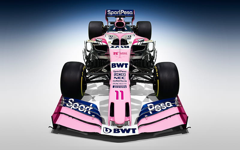 Racing Point RP19 front view, 2019 F1 cars, Formula 1, SportPesa Racing Point F1 Team, F1 2019, new RP19, F1, F1 cars, Racing Point-BWT Mercedes, HD wallpaper