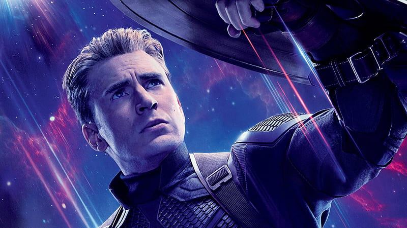 Captain America In Avengers Endgame, avengers-endgame, captain-america, 2019-movies, movies, poster, HD wallpaper