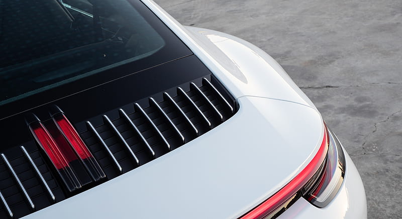 2020 Porsche 911 4S (Color: Carrara White Metallic) - Detail, HD