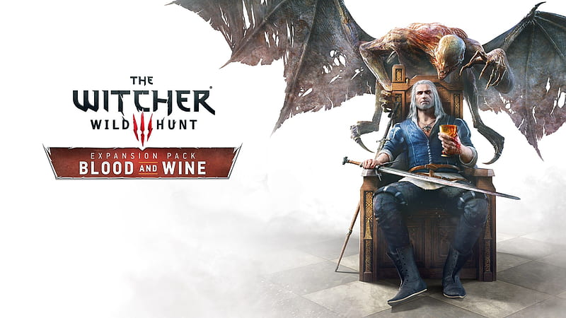 Blood and Wine Witcher 3, The Witcher 3 Logo, HD wallpaper