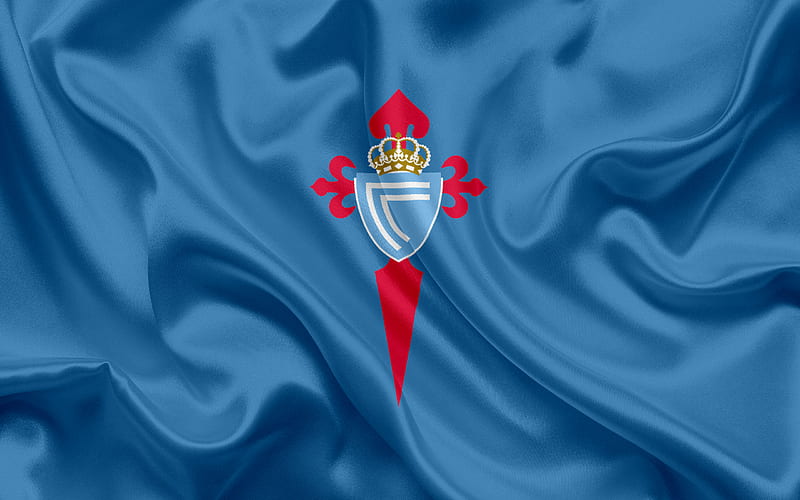 Celta, football club, Celta emblem, logo, La Liga, Vigo, Spain, LFP, Spanish Football Championships, HD wallpaper