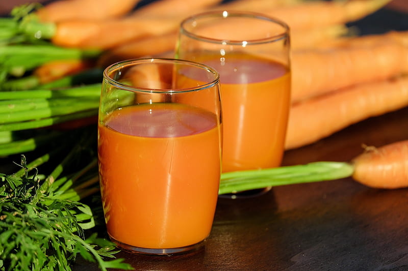 Healthy Juice, Vitamin, Healthy, Juice, Orange, Carrots, Delicious, HD wallpaper