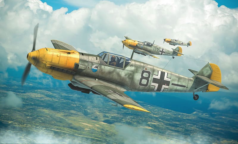 Military Aircraft, Messerschmitt Bf 109, HD wallpaper