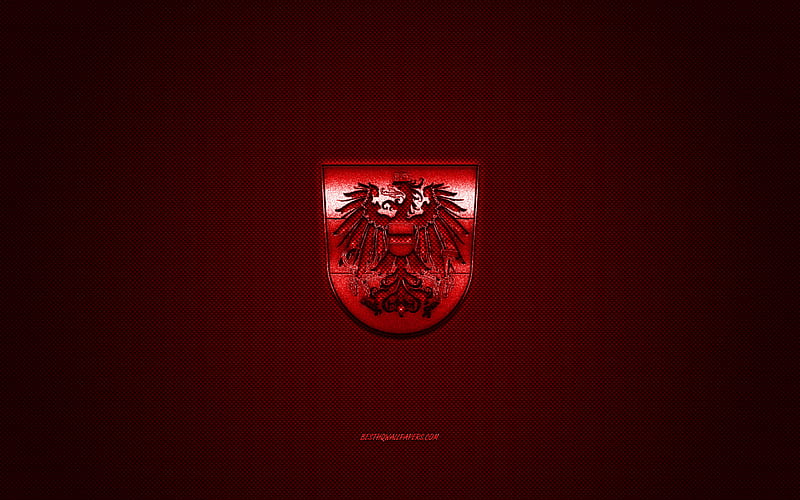 Austria national football team, emblem, UEFA, red logo, red carbon ...
