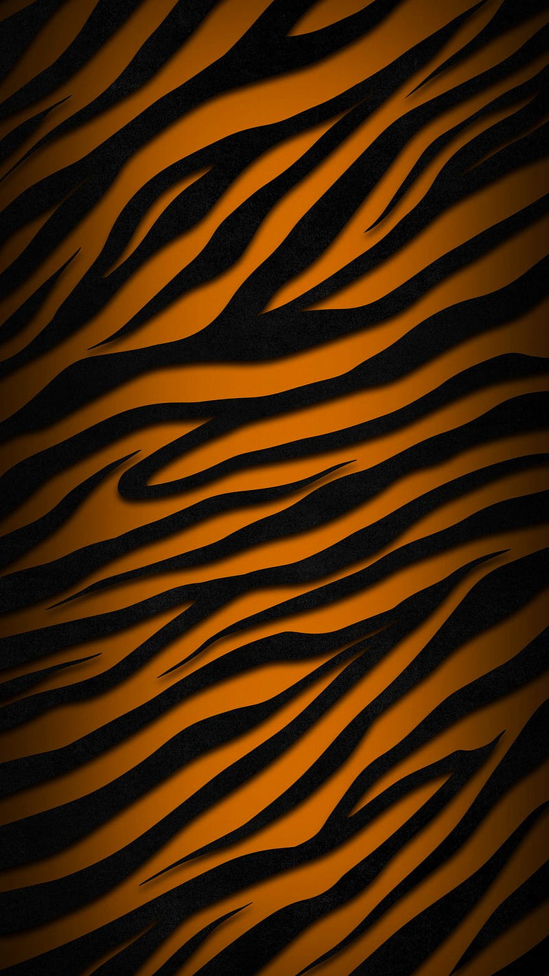 Tiger, orange, skin, animal, wild animal, HD phone wallpaper