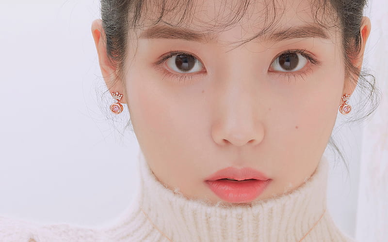 Kpop, iu, idol, girl, white, 