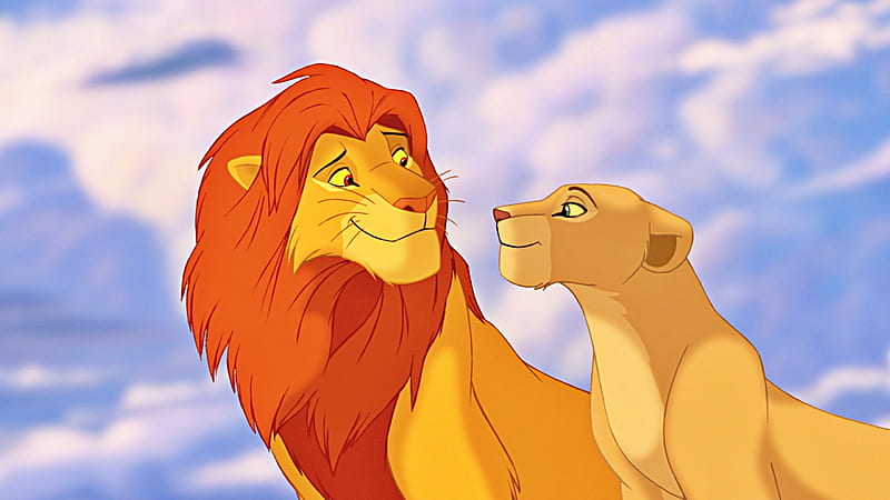 The Lion King, Disney, Nala, Cartoon, Simba, HD wallpaper