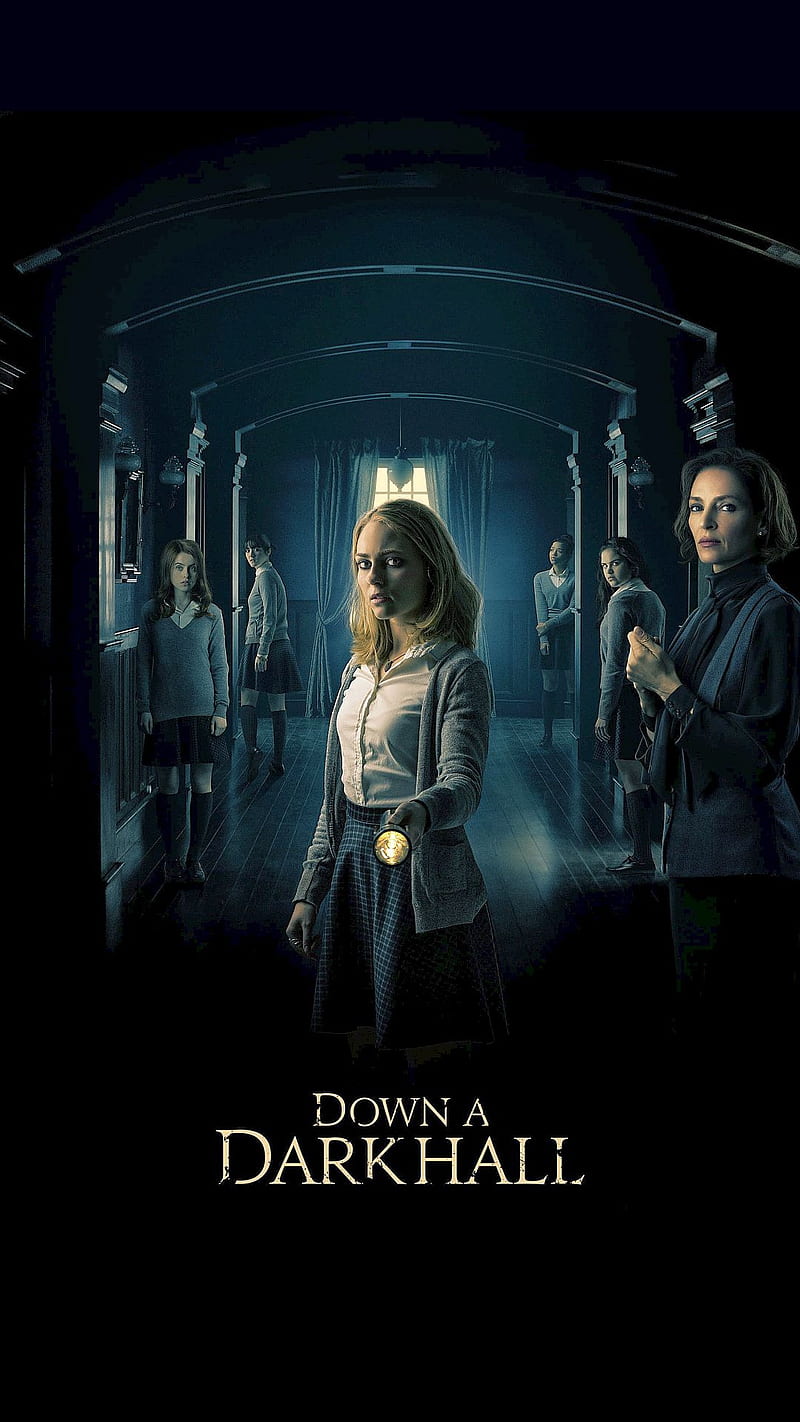 Down a Dark Hall, 2018, american-spanish, drama, fantasy, horror, movie, poster, thriller, HD phone wallpaper