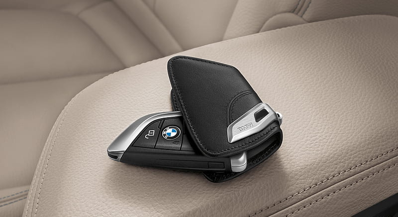 2016 BMW 2-Series Gran Tourer - Accessories - Key Fob (Leather) With Stainless Steel Clip - Interior Detail , car, HD wallpaper