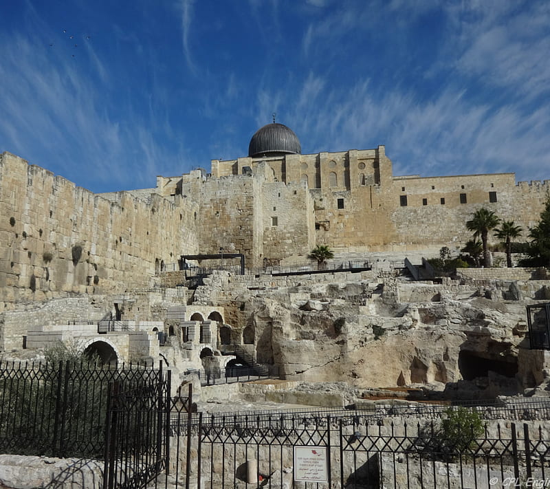 Dome of the Rock, jerusalem, mosque, muslim, HD wallpaper