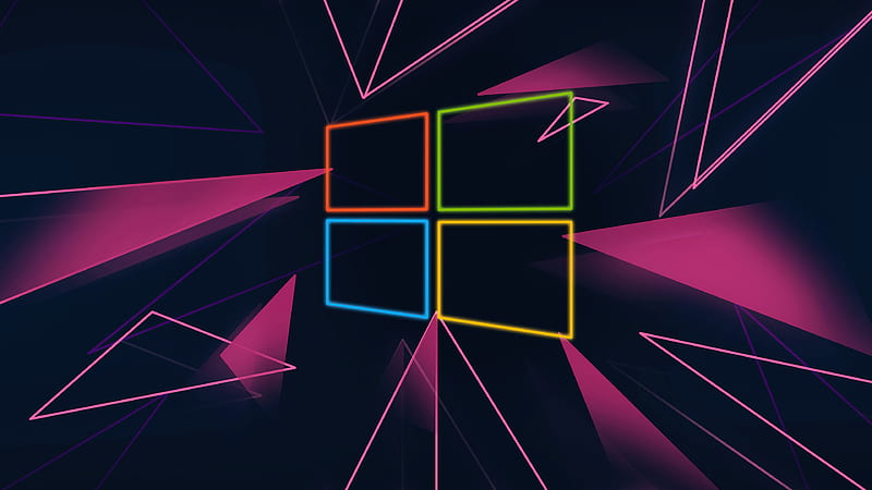 Windows Logo Shards , windows, logo, computer, HD wallpaper