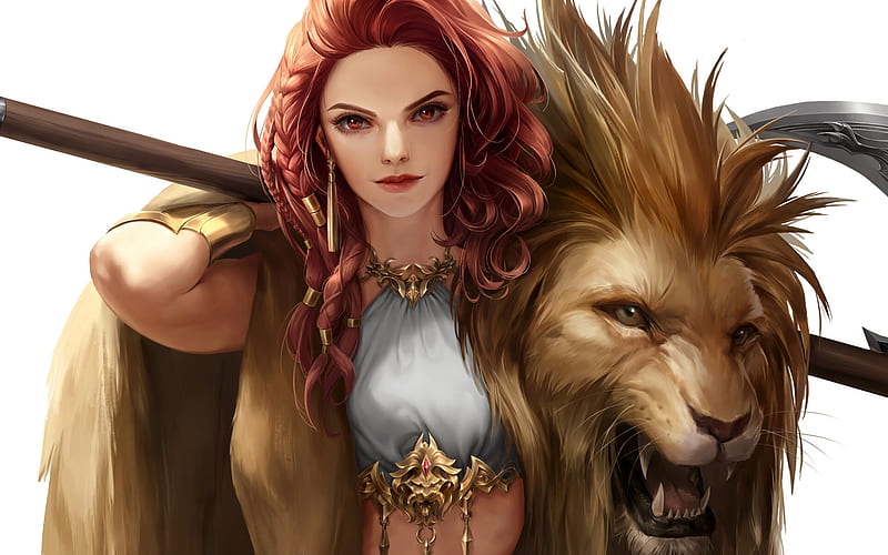 female were lion warrior