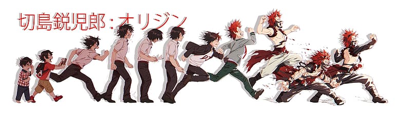Anime, My Hero Academia, Eijiro Kirishima, HD wallpaper Anime, My Hero Academia, Eijiro Kirishima, HD wallpaper