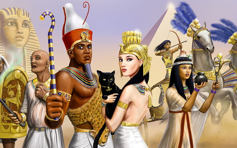 PHARAOH, EGYPT, CLEOPATRA, HD wallpaper