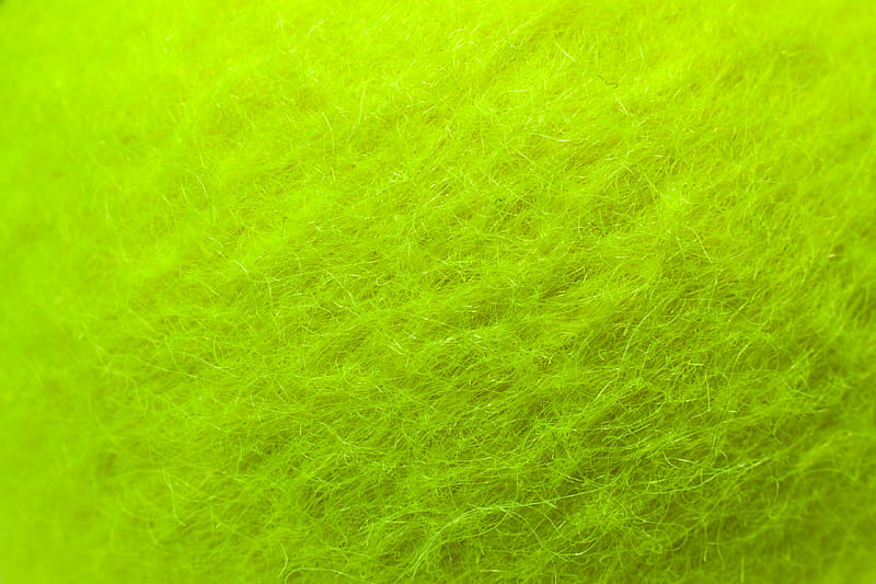 tennis ball, ball, macro, fluff, hairs, green, HD wallpaper