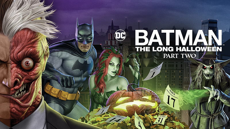 Movie, Batman: The Long Halloween, Part Two, Batman, Two-Face, Poison Ivy, Scarecrow (Batman), HD wallpaper
