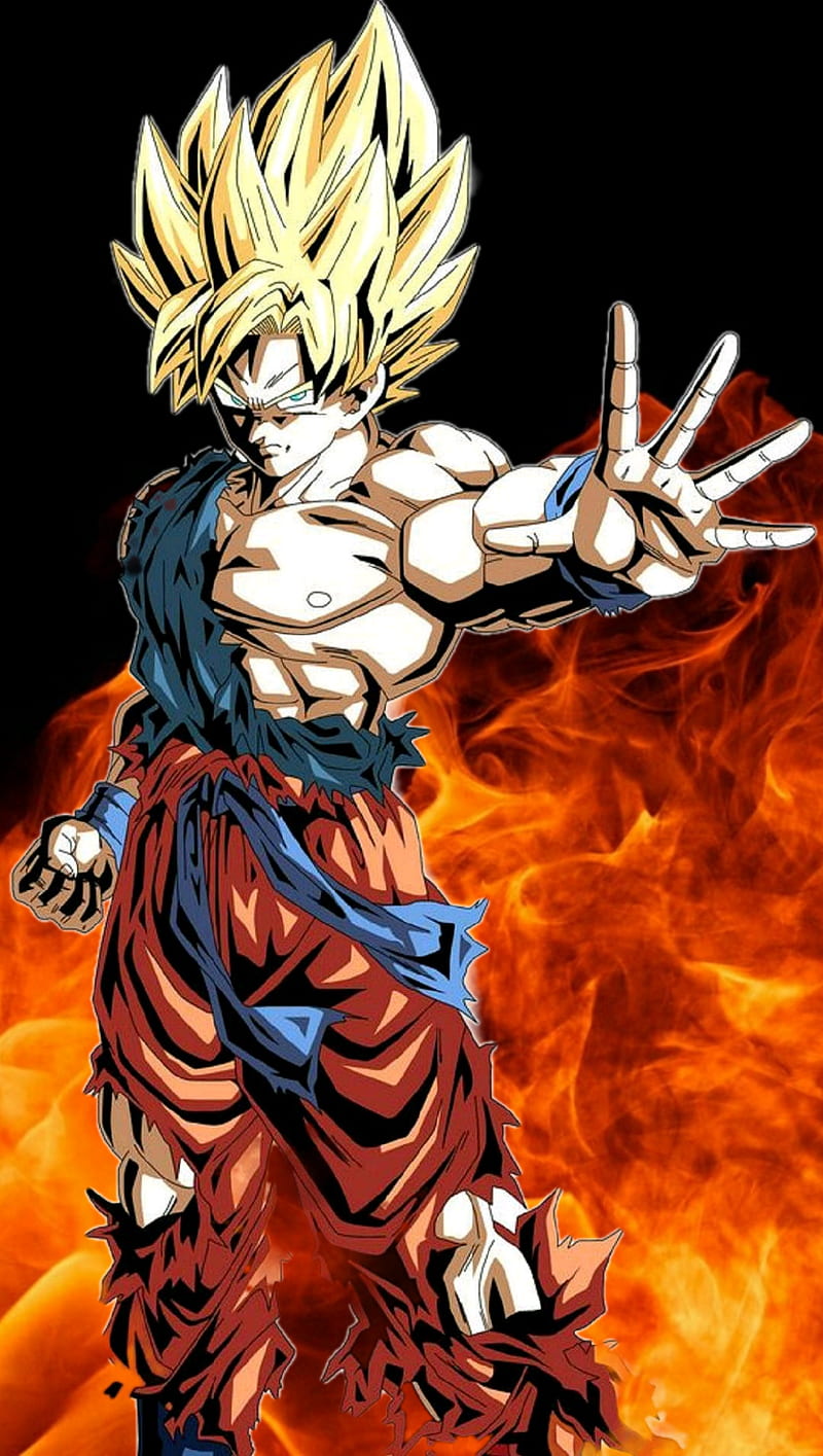 Super Saiyan Goku, dragon, ball, HD phone wallpaper