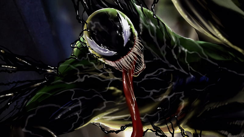 Venom Fan Artwork, venom, artwork, supervillain, digital-art, artwork, art, HD wallpaper