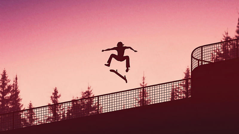 Leap Of Faith, skateboard, skating, artist, artwork, digital-art, deviantart, HD wallpaper