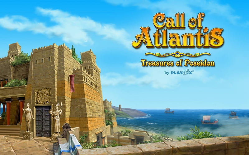 Call of Atlantis Treasures of Poseidon03, hidden object, cool, match 3, video games, puzzle, fun, HD wallpaper