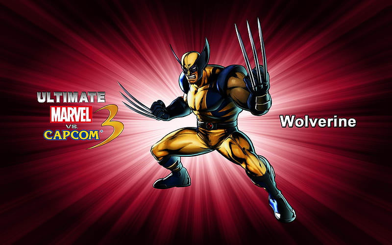 wolverine-Ultimate Marvel vs Capcom 3 Game, HD wallpaper