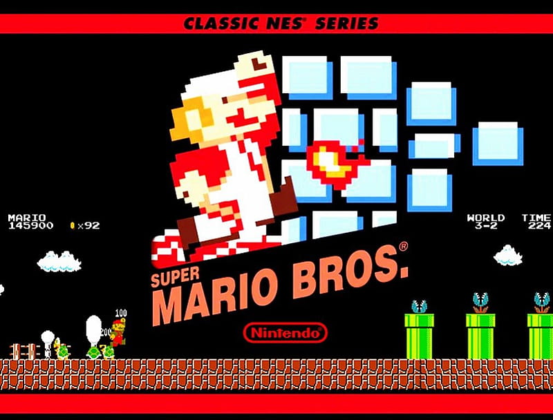 80's mania: Super Mario Bros., fantasy, arcade, nintendo, super mario bros, video games, fun, classic, vintage, HD wallpaper