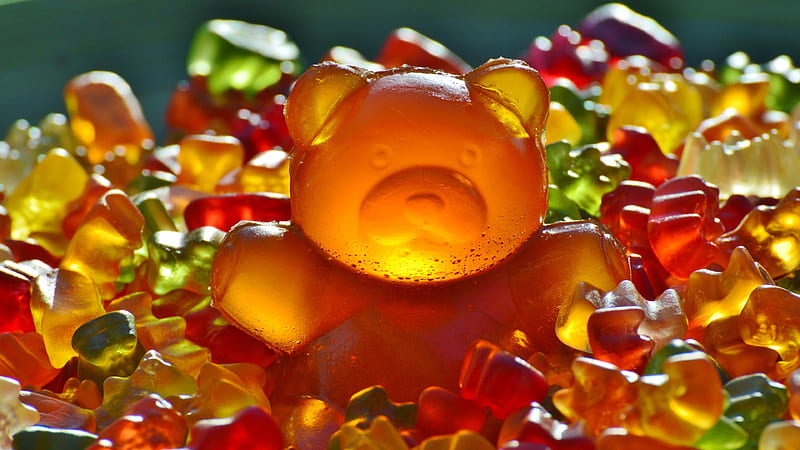 Food, Gummy bear, HD wallpaper