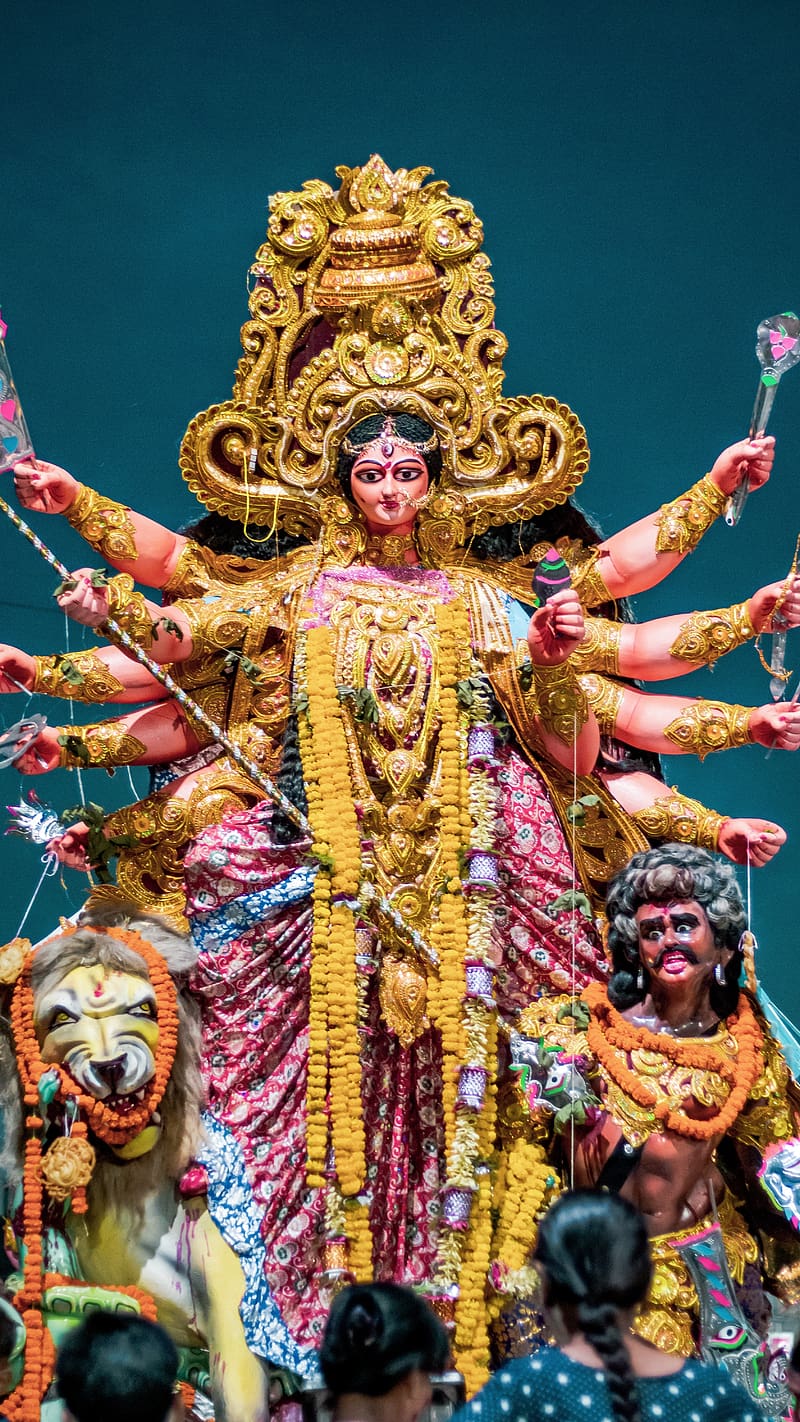 Durga Maa , Chaitra Navratri, lord, god, HD phone wallpaper