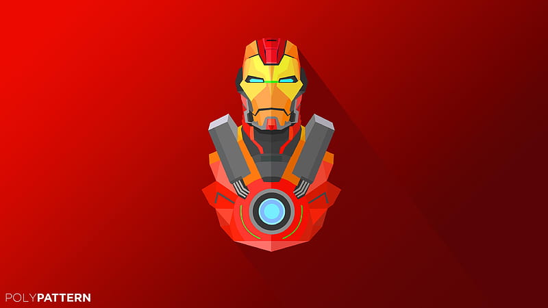 Iron Man Heartbreaker Artwork , iron-man, artwork, artist, digital-art, minimalism, HD wallpaper