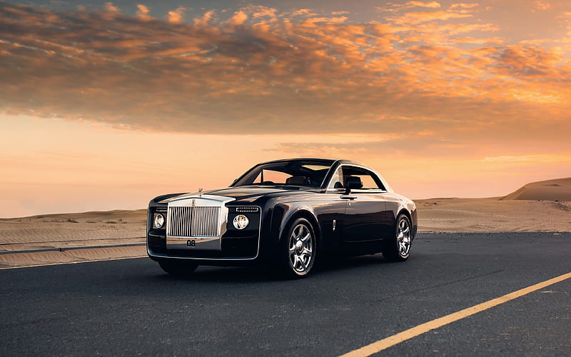 Rolls-Royce Sweptail road, 2018 cars, luxury cars, coupe, Rolls-Royce, HD wallpaper