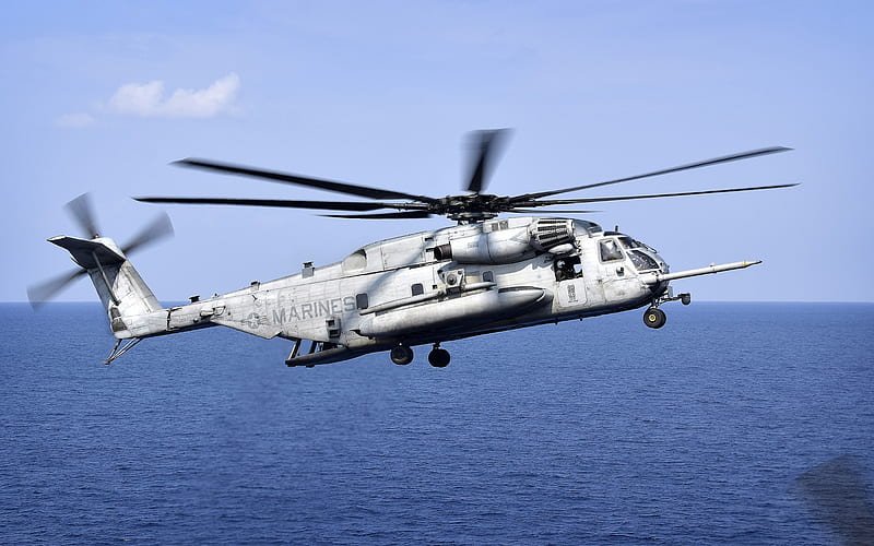 Sikorsky CH-53 Sea Stallion, military helicopter, US Navi, CH-53 Sea Stallion, Sikorsky, NATO, US Air Force, HD wallpaper